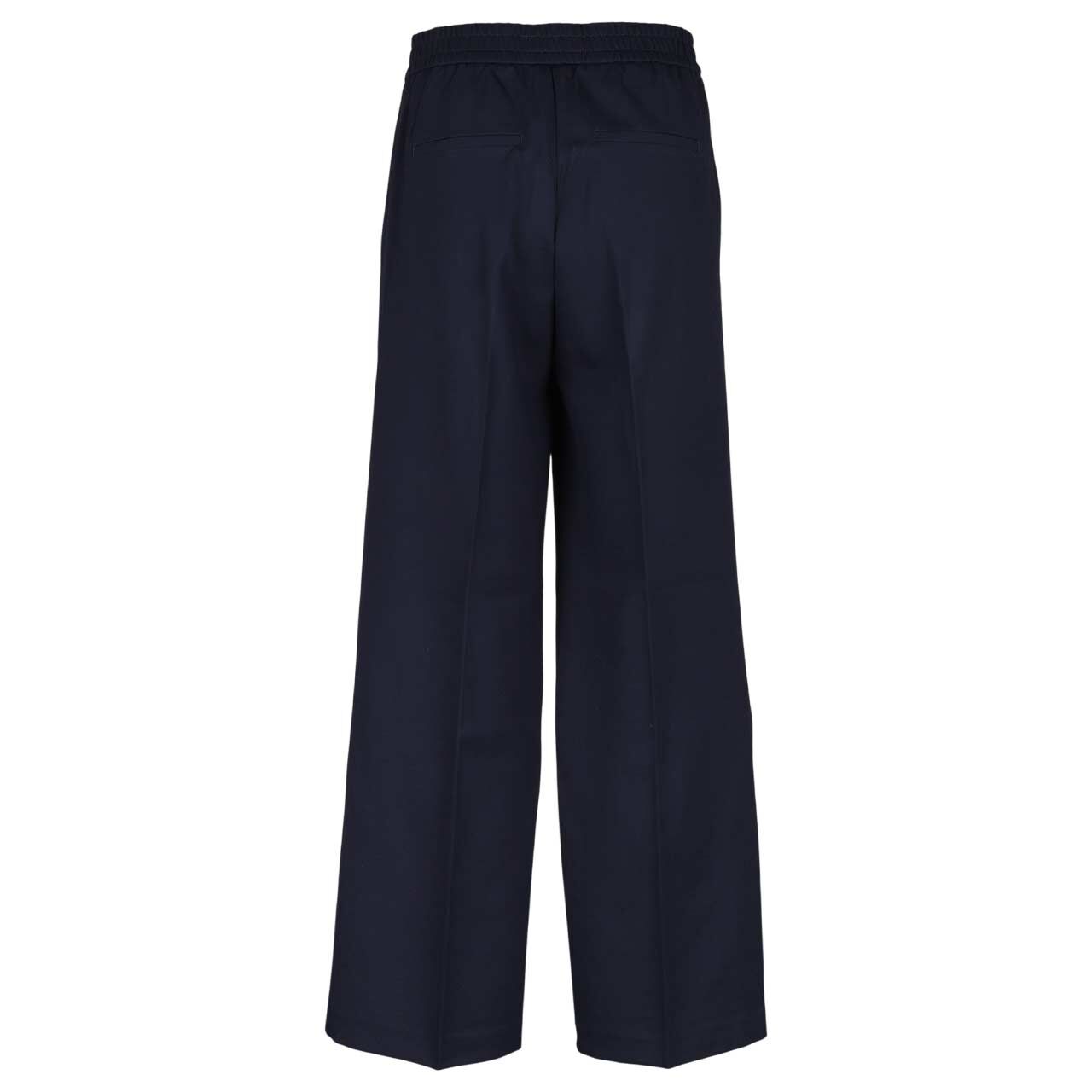 Stretch Damen Wideleg Hose von s.Oliver in Dunkelblau, Rückansicht