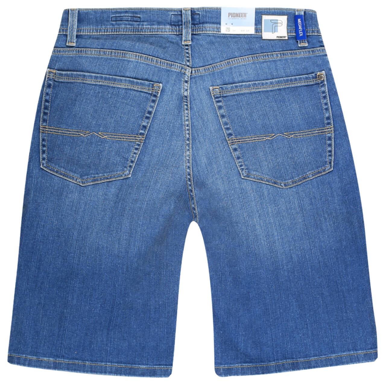 Pioneer Jeans Finn Megaflex Bermuda für Herren in Hellblau angewaschen, FarbNr.: 6835