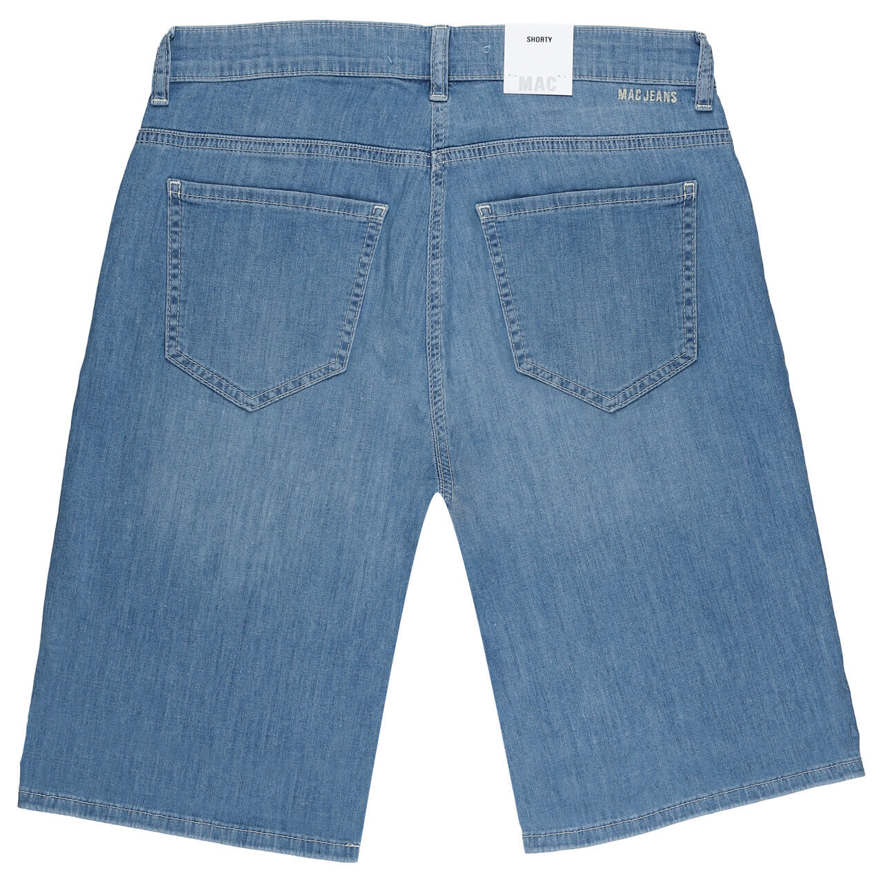 MAC Shorty Jeans mid blue soft washed summer clean