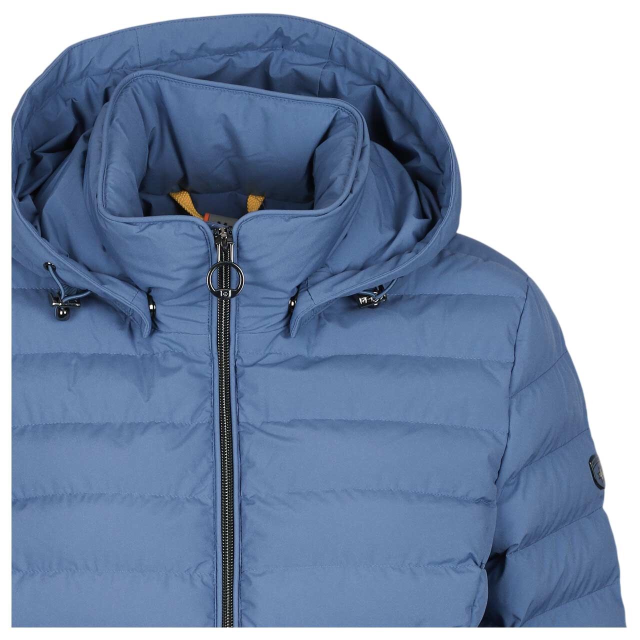 Damen Jacke Italy Hood von Wellensteyn in Blau, detaillierte Vorderansicht