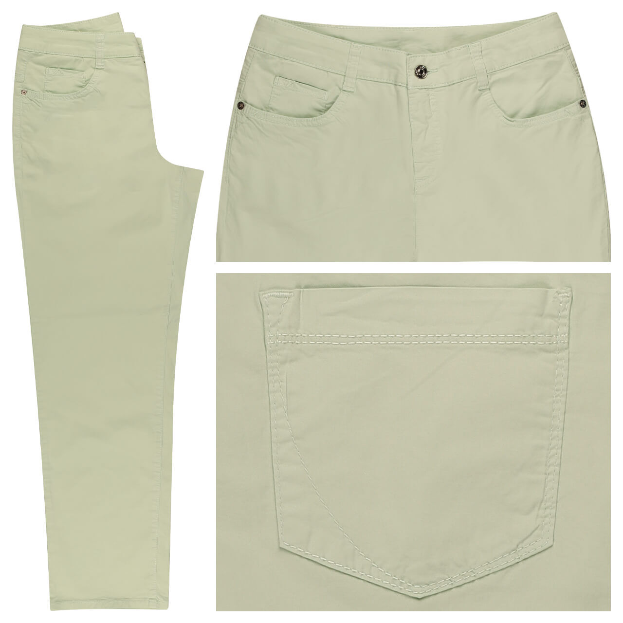 MAC Gracia Baumwollhose spray green MAC Gracia Baumwollhose spray green