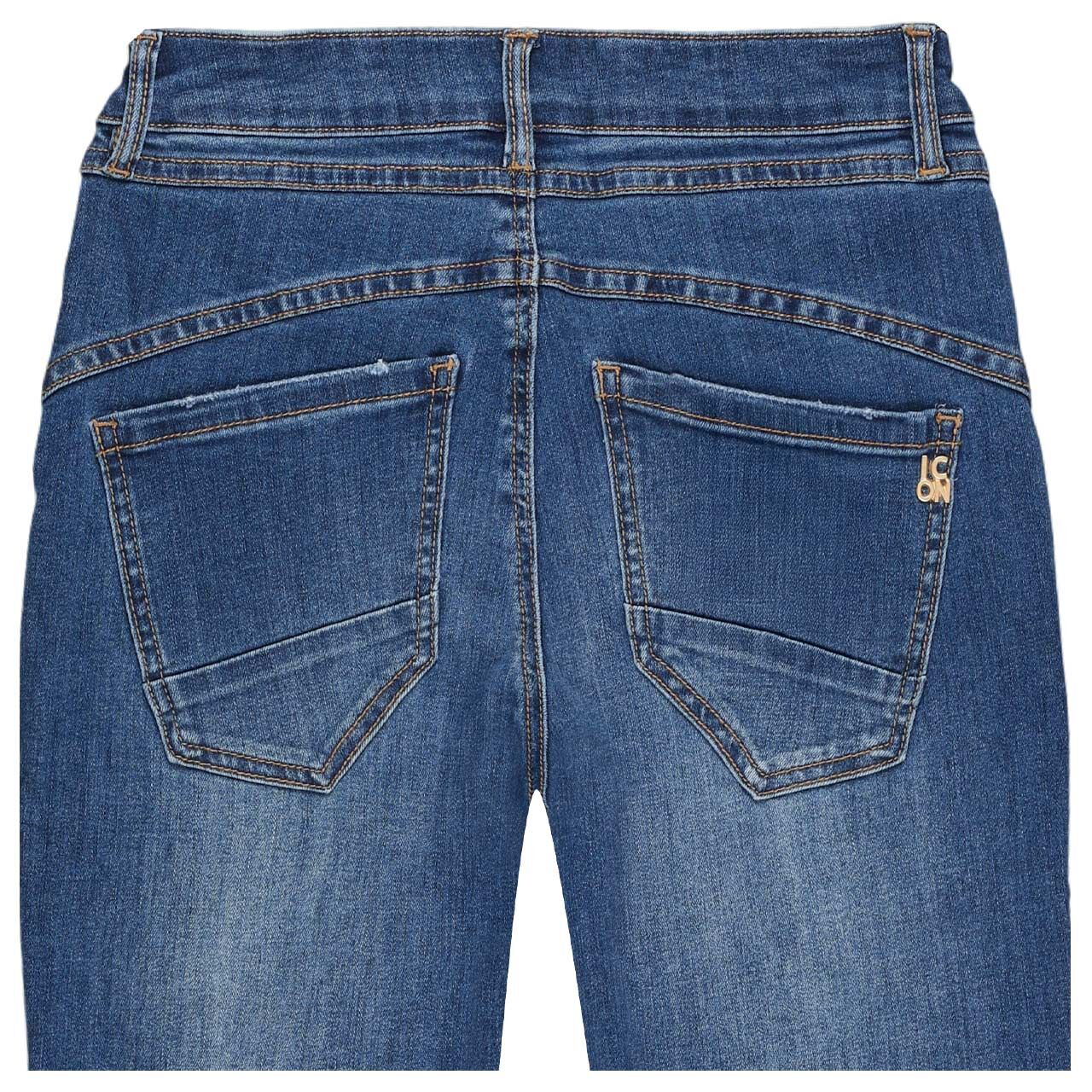 Damenjeans California Sunrise von Senoritas ICON in Blau angewaschen, Rückansicht