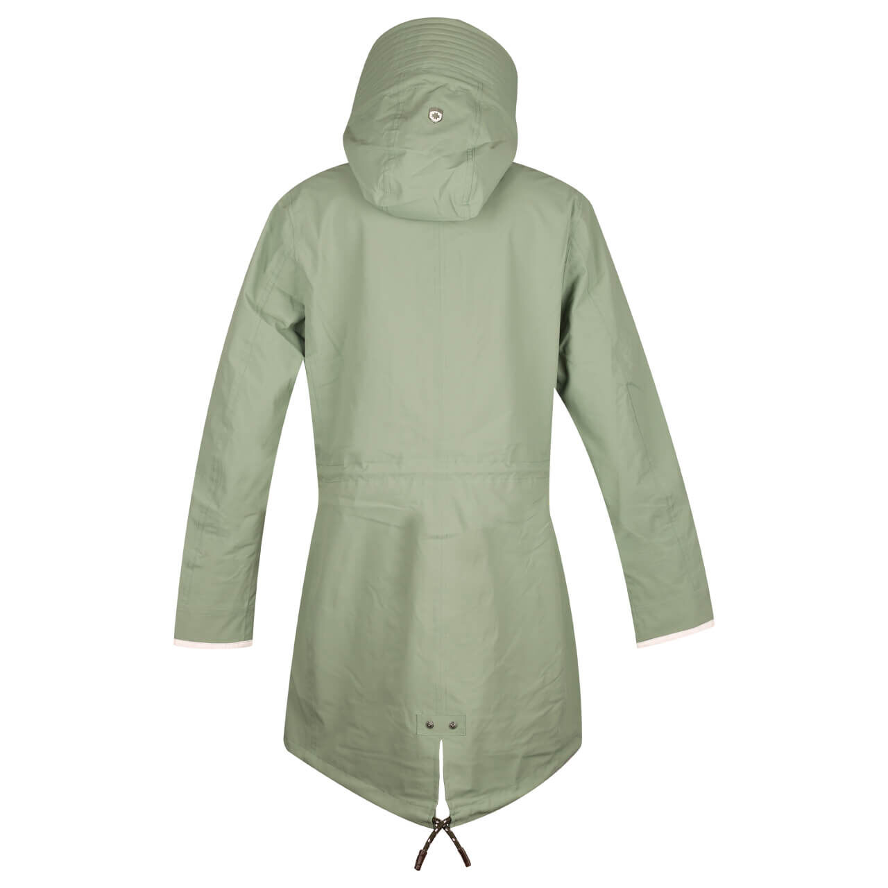 Damen Jacke Sommerparka von Wellensteyn in Salbeigrün, Rückansicht