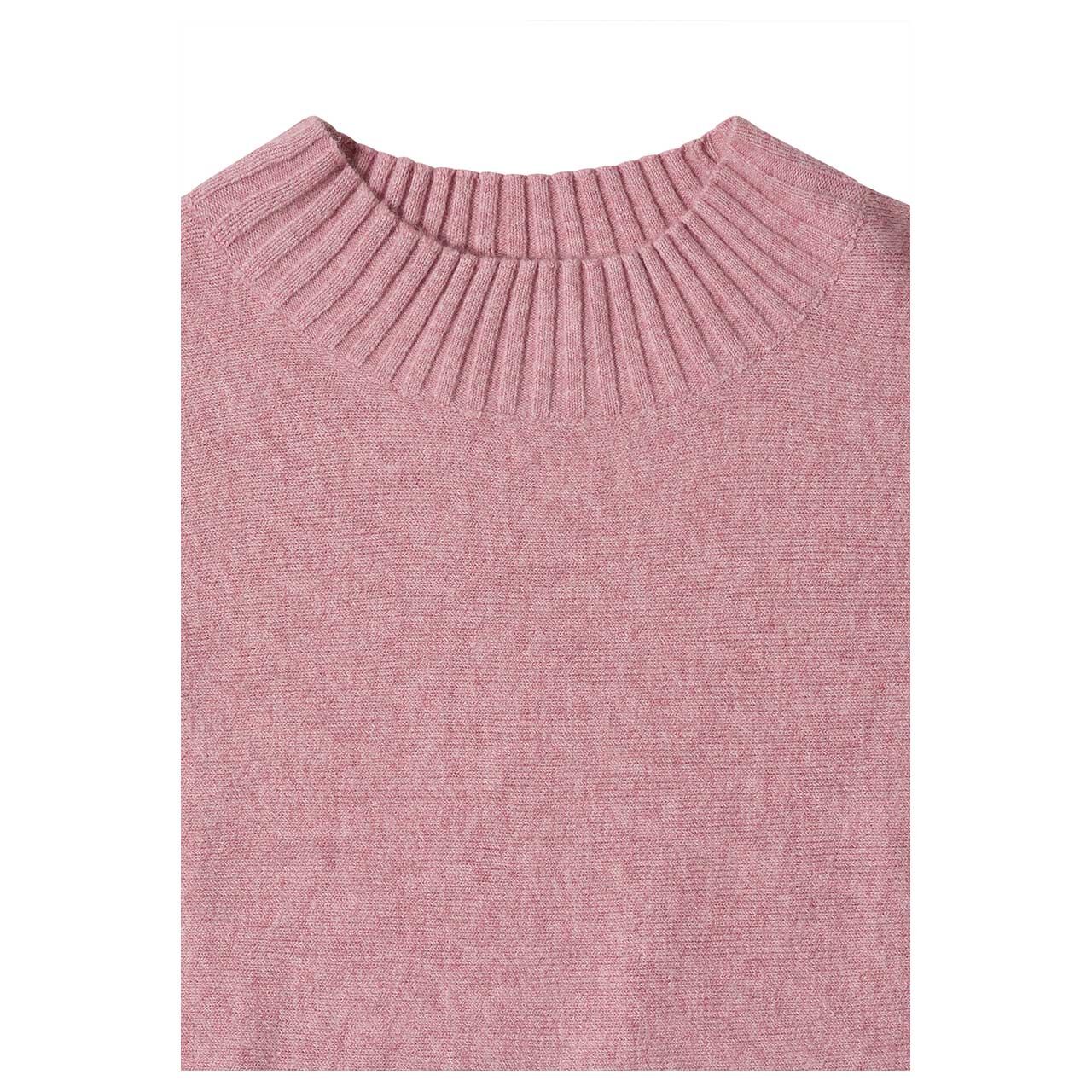 Cecil Damen Kurzarm Pullover Shortsleeve Dolman velvet rose melange