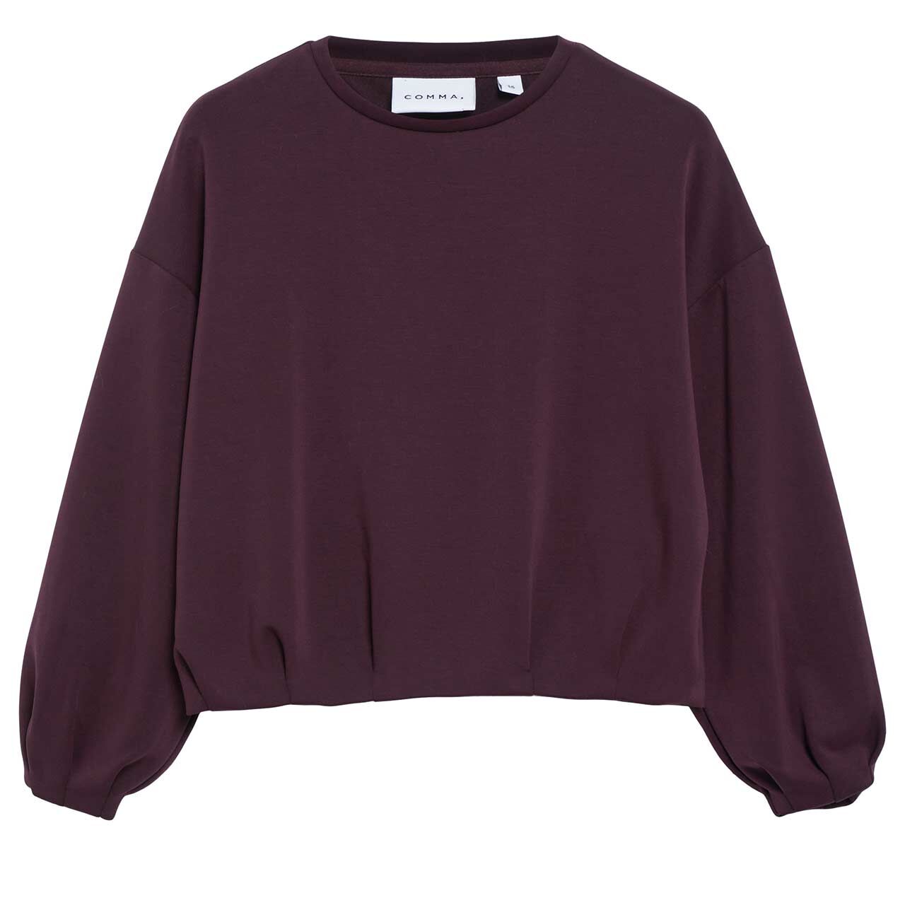 Comma Damen Sweatshirt plum