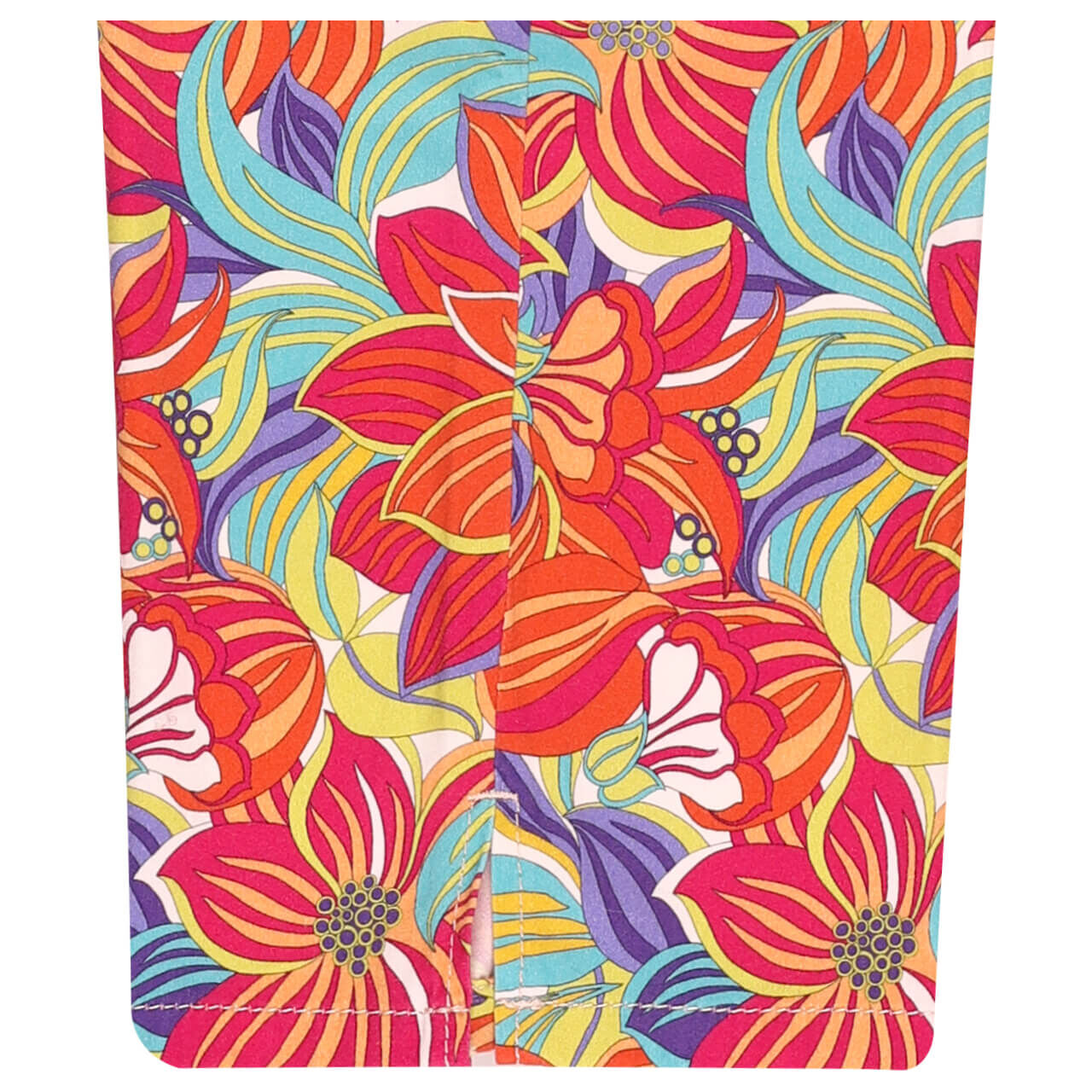 MAC Capri 3/4 Baumwollhose burnt brick print