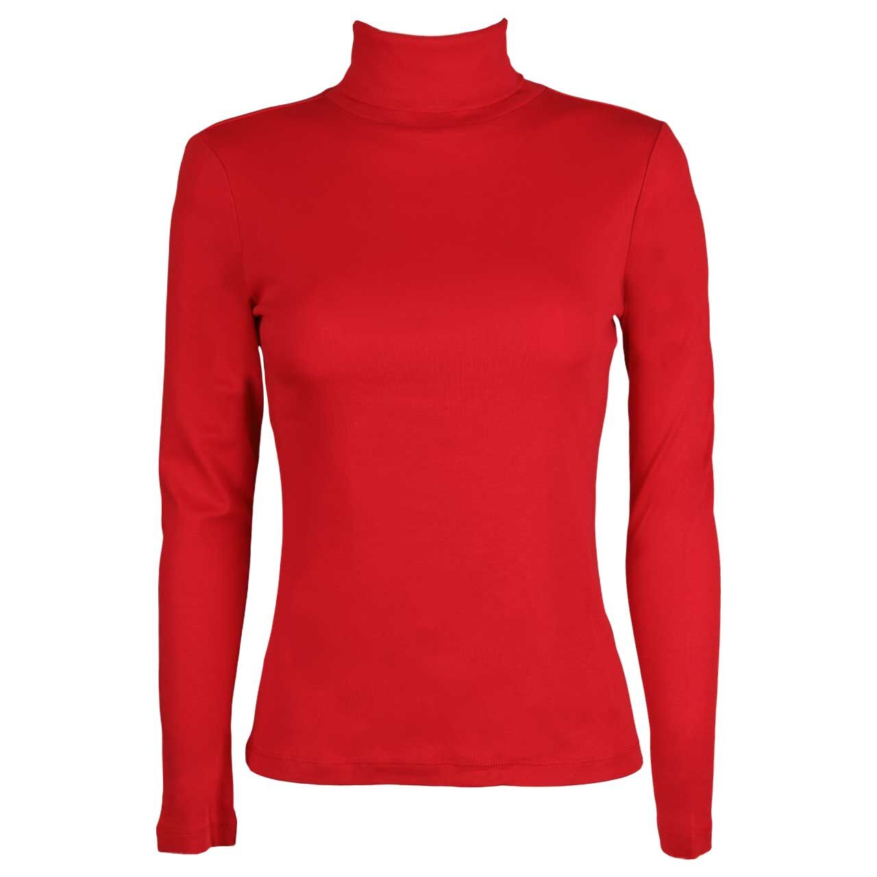 s.Oliver Damen Rollkragen Langarm Shirt salsa red