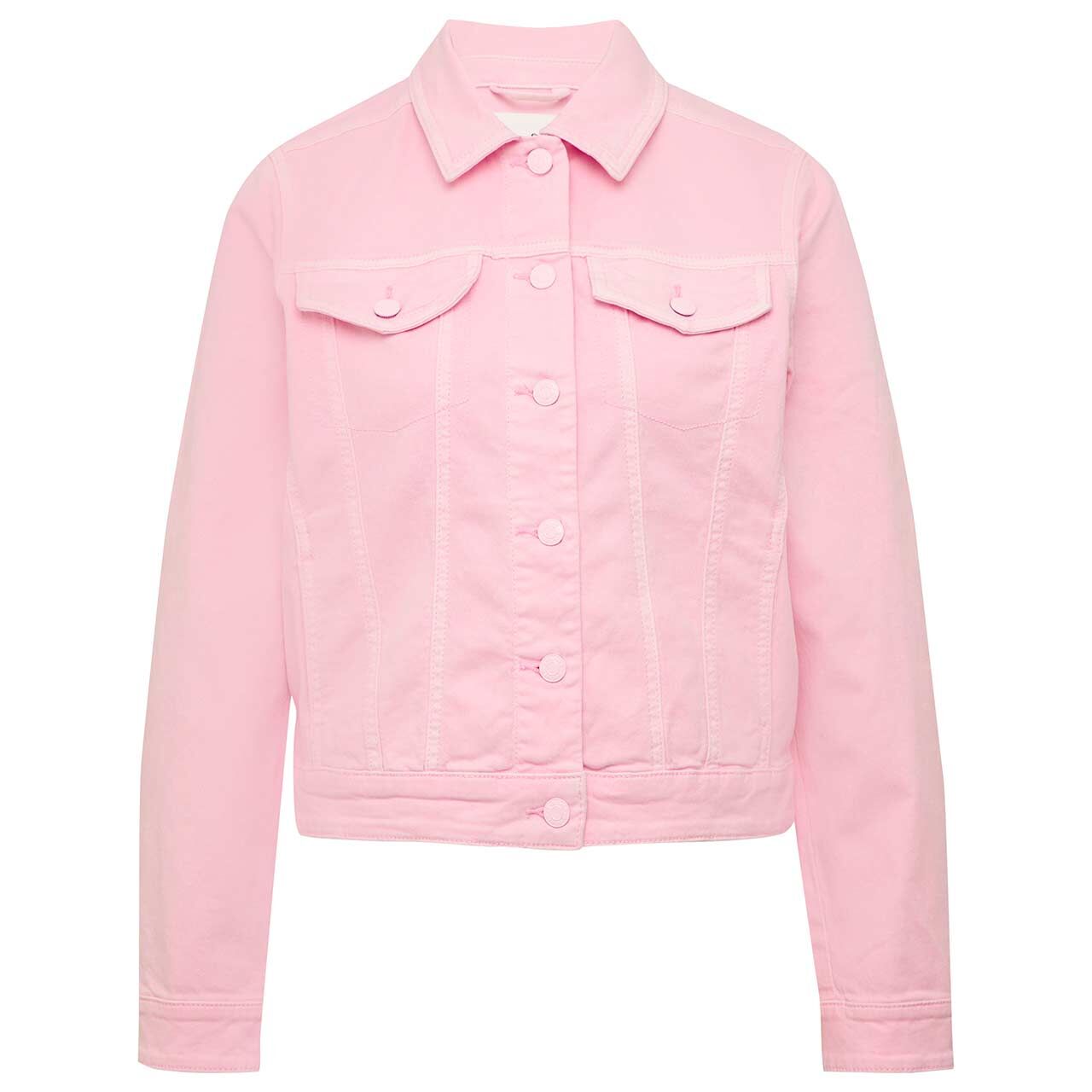 s.Oliver Damen Jeansjacke lilac pink denim