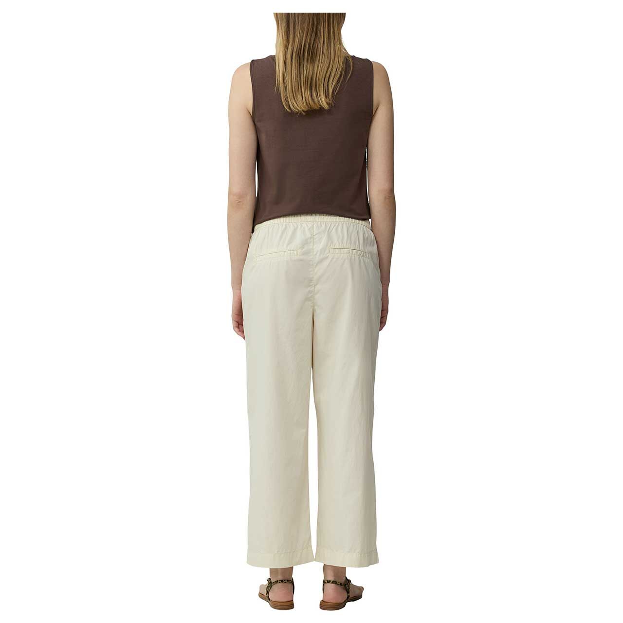 Damen Top von Street One in Braun, Ganzköper Rückansicht Outfit Modell