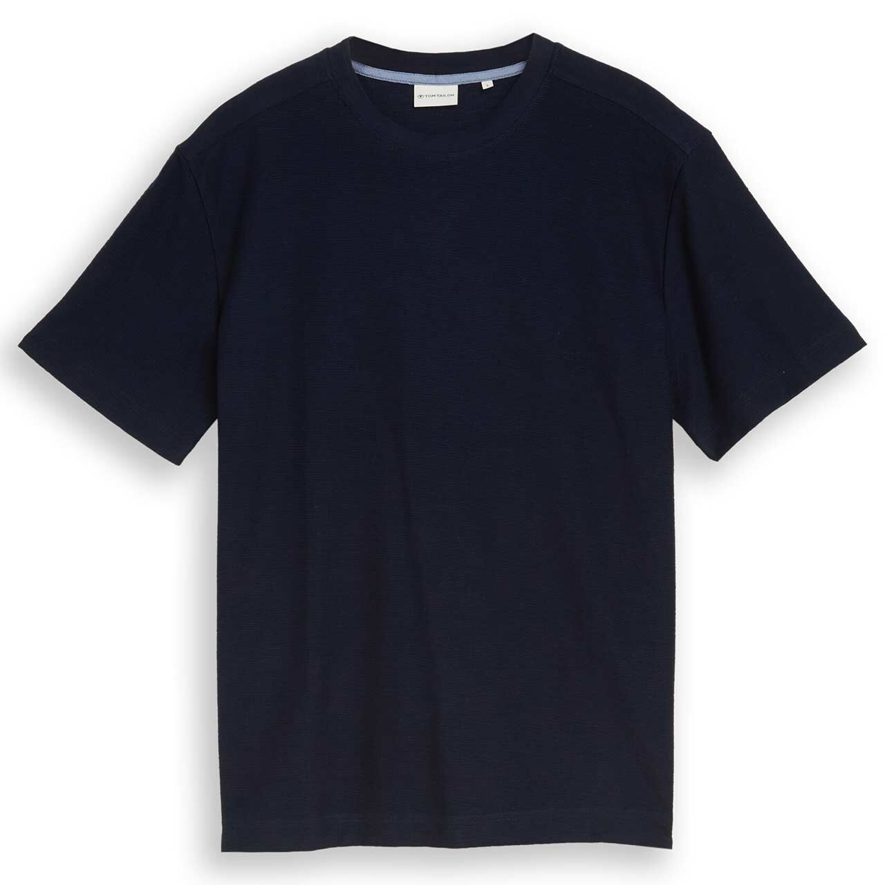 Tom Tailor Herren T-Shirt sky captain blue structured