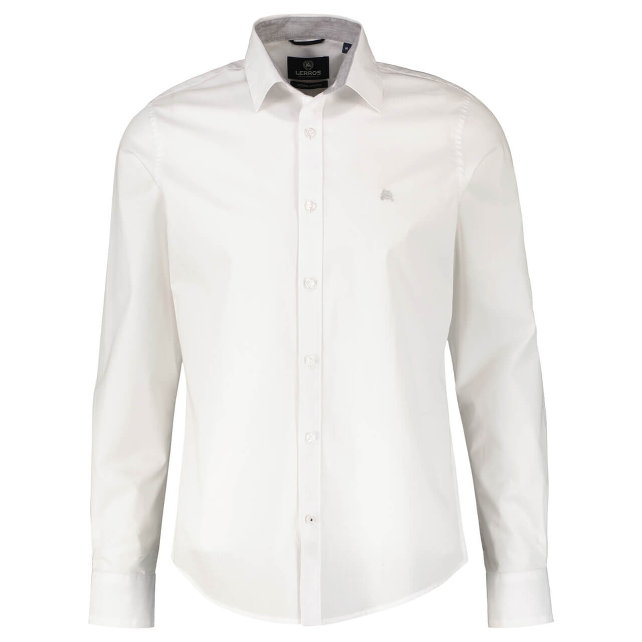 Lerros Herren Langarm Hemd clean white Lerros Herren Langarm Hemd clean white