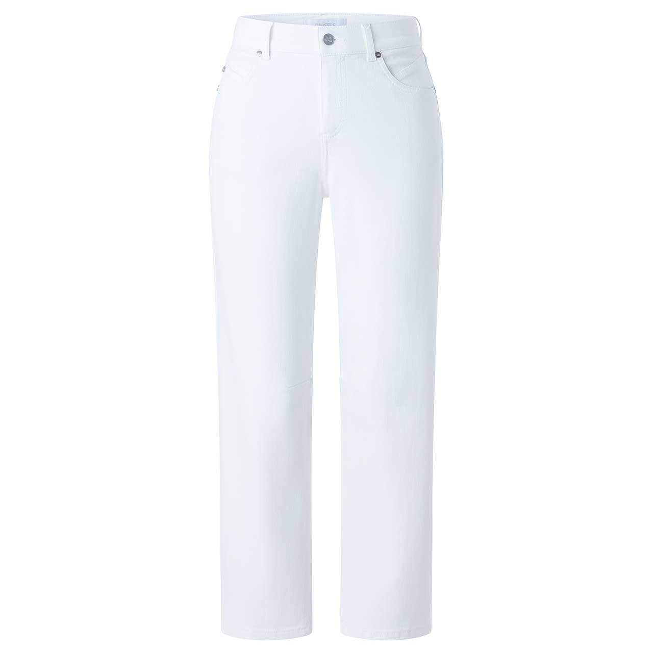 Damen Ankle Jeans Evy Barrel von Angels in Weiß, Vorderansicht