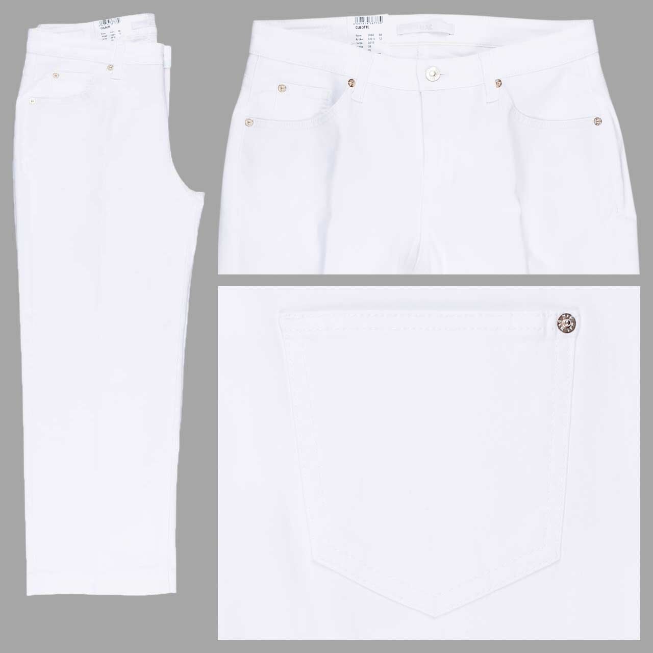 MAC Culotte 7/8 Jeans white denim