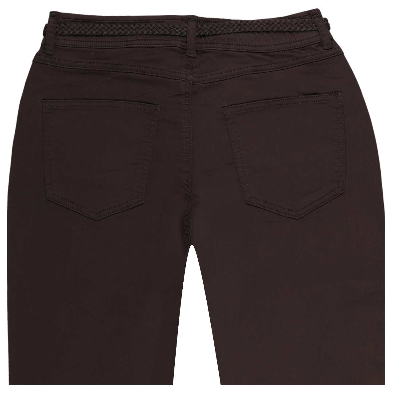 Damenhose Tessy Jogpants Baumwollhose von Red Button in Dunkelbraun, Rückansicht