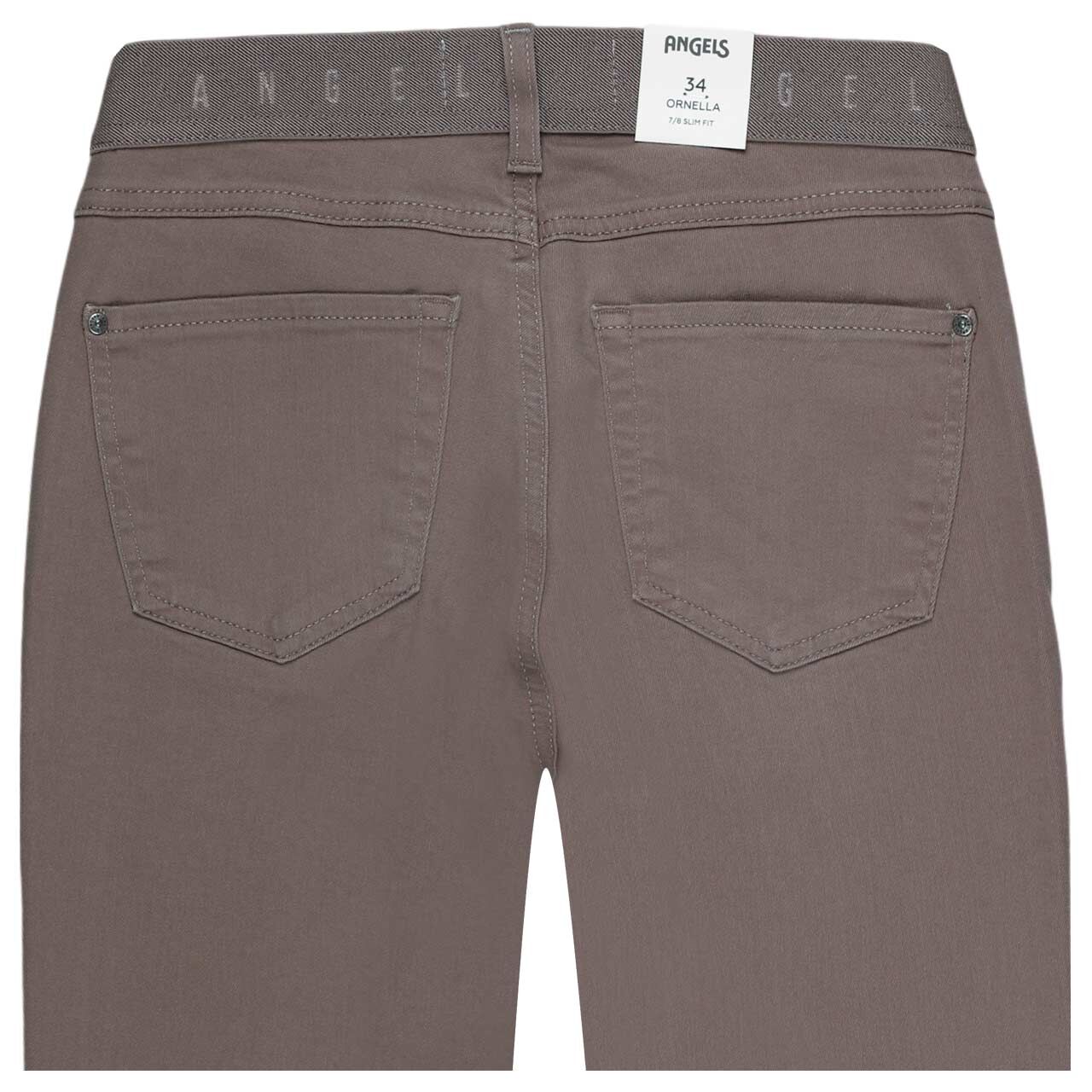 Damen 7/8 Jeans Ornella Sporty von Angels in Hellbraun, detaillierte Rückansicht