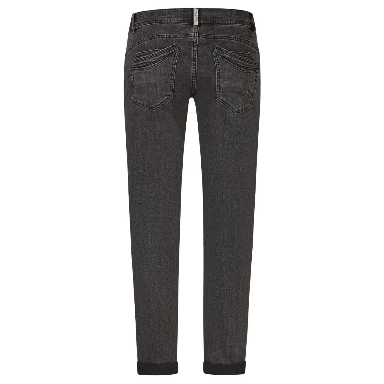 Damenjeans Malibu CC Stretch Denim von Buena Vista in Dunkelgrau angewaschen, Seitenansicht