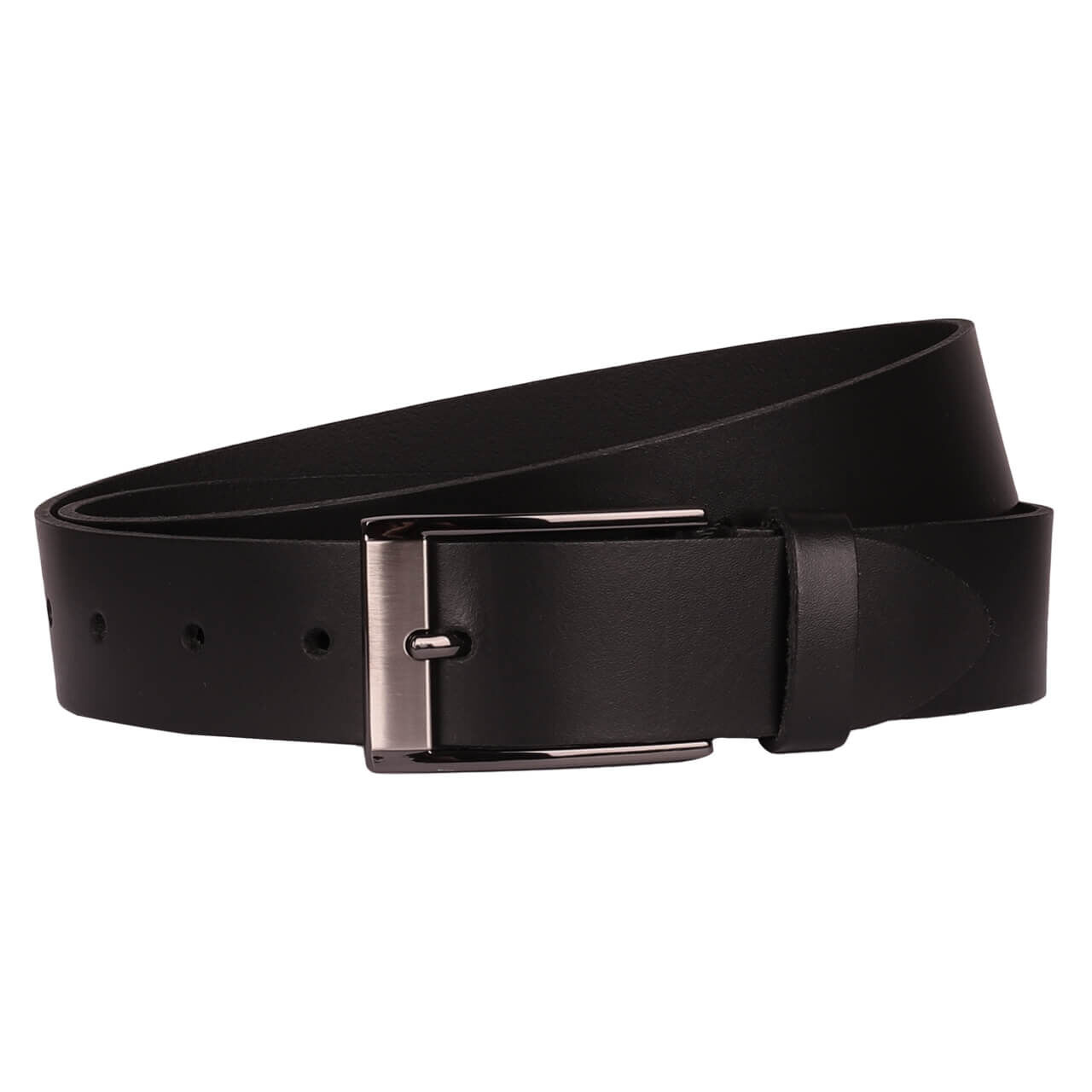 Bernd Götz Herren Basic Ledergürtel black Bernd Götz Herren Basic Ledergürtel black