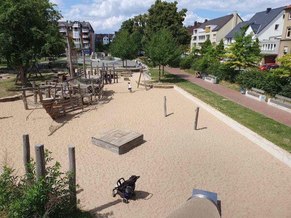 Ein Foto vom Spielplatz in der Steingrube.