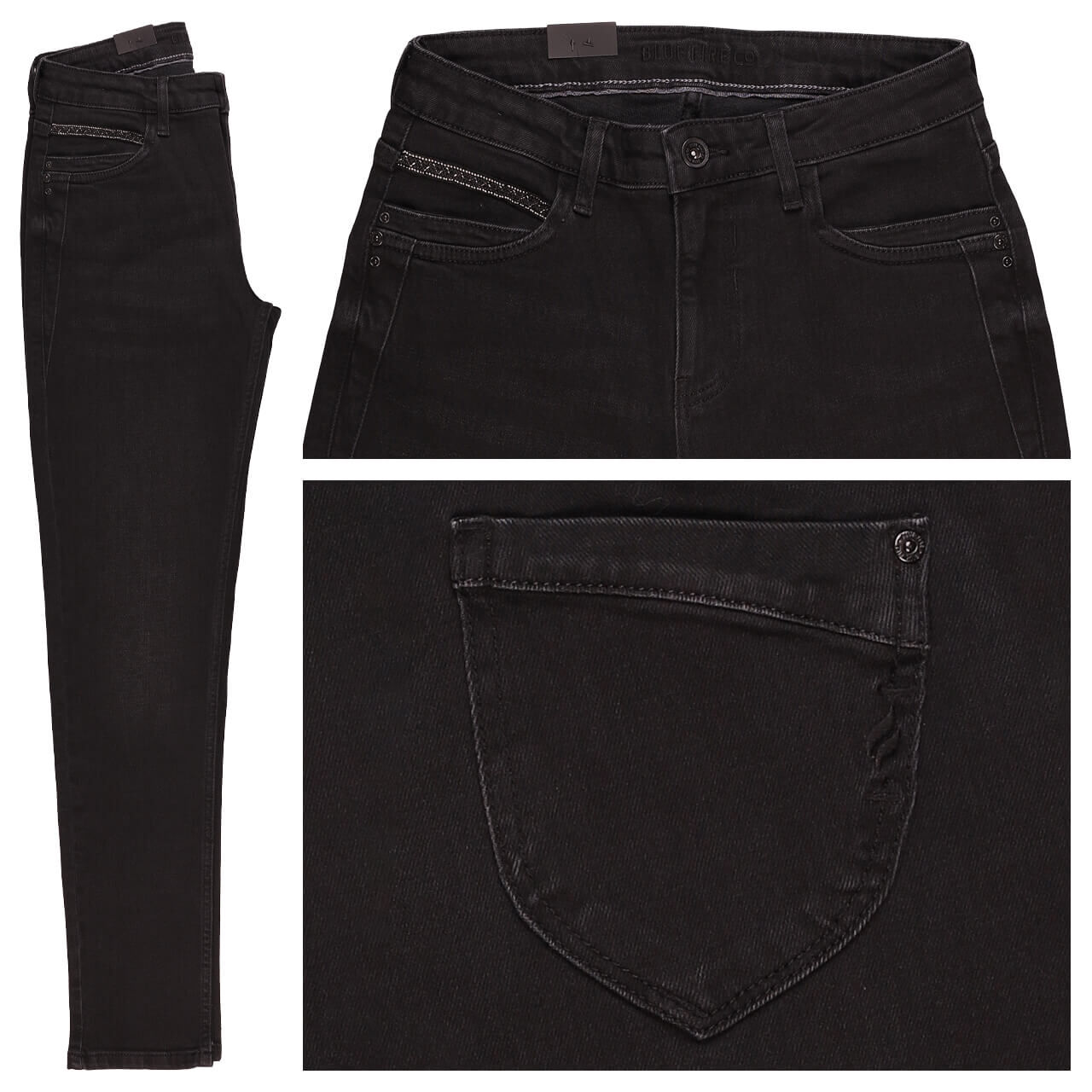 Blue Fire Nancy Jeans washed black 