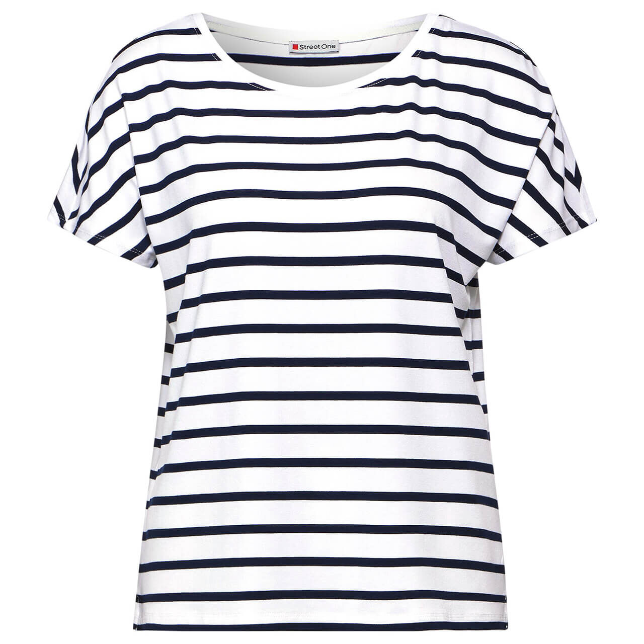 Street One Damen T-Shirt Crista off white stripes