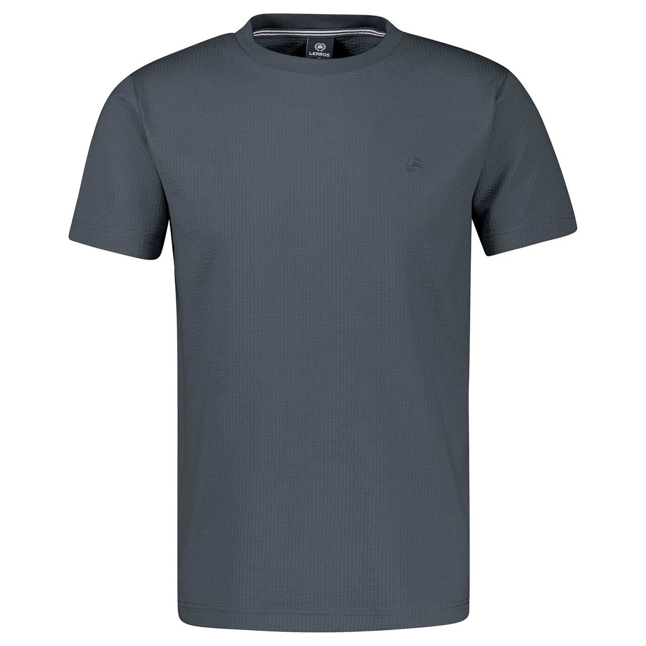 Lerros Herren T-Shirt lava grey structured