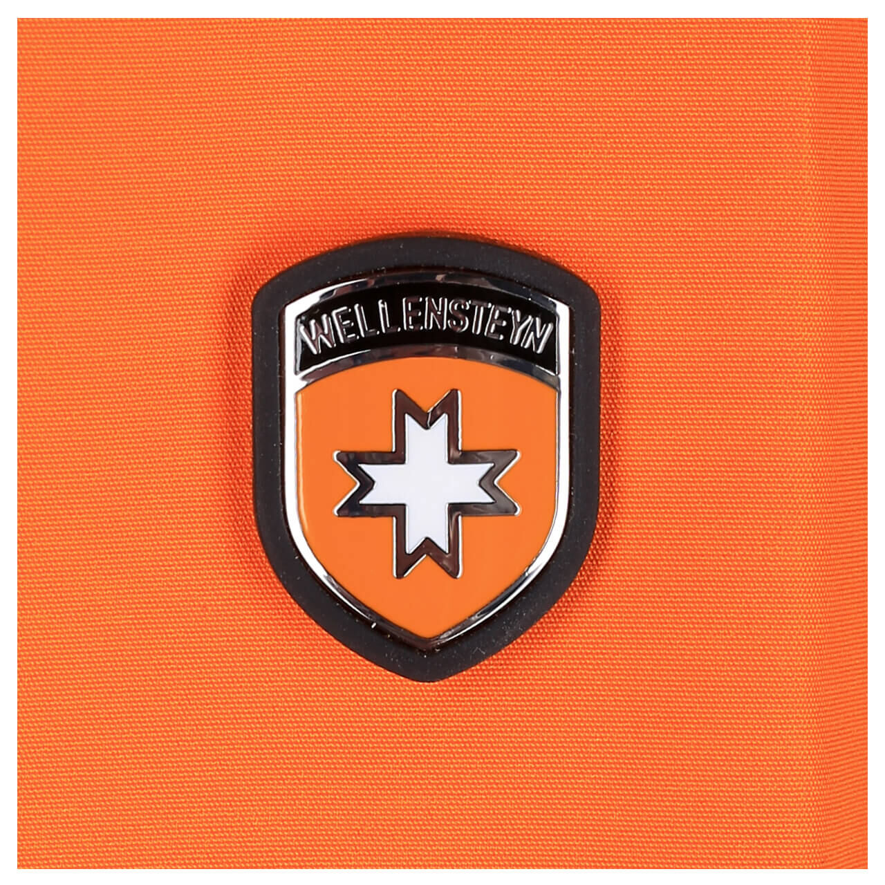 Herren Jacke College von Wellensteyn in Neonorange, Detailansicht