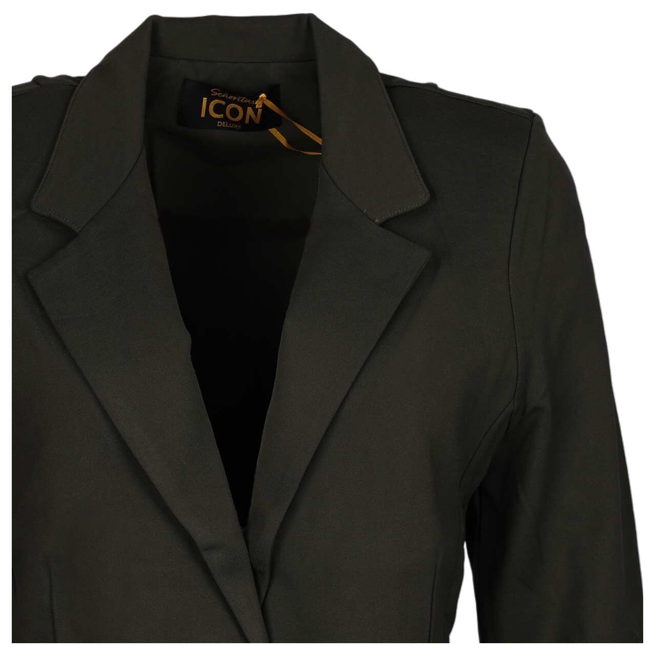 Damen Blazer von Senoritas ICON in Schwarz, Detailansicht vorne