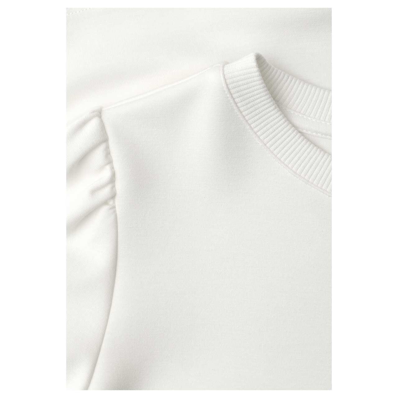 Street One Studio Damen T-Shirt Puff Sleeves off white