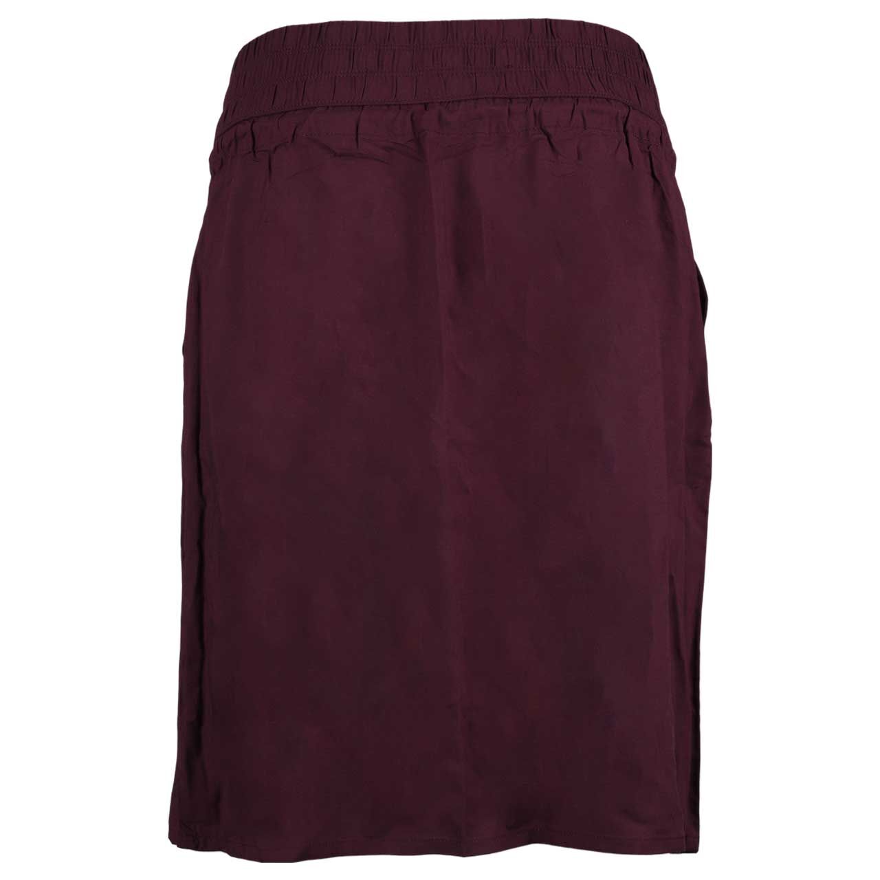 Damen Rock Chelsea Flatter Skirt von Cecil in Burgunderrot, Rückansicht