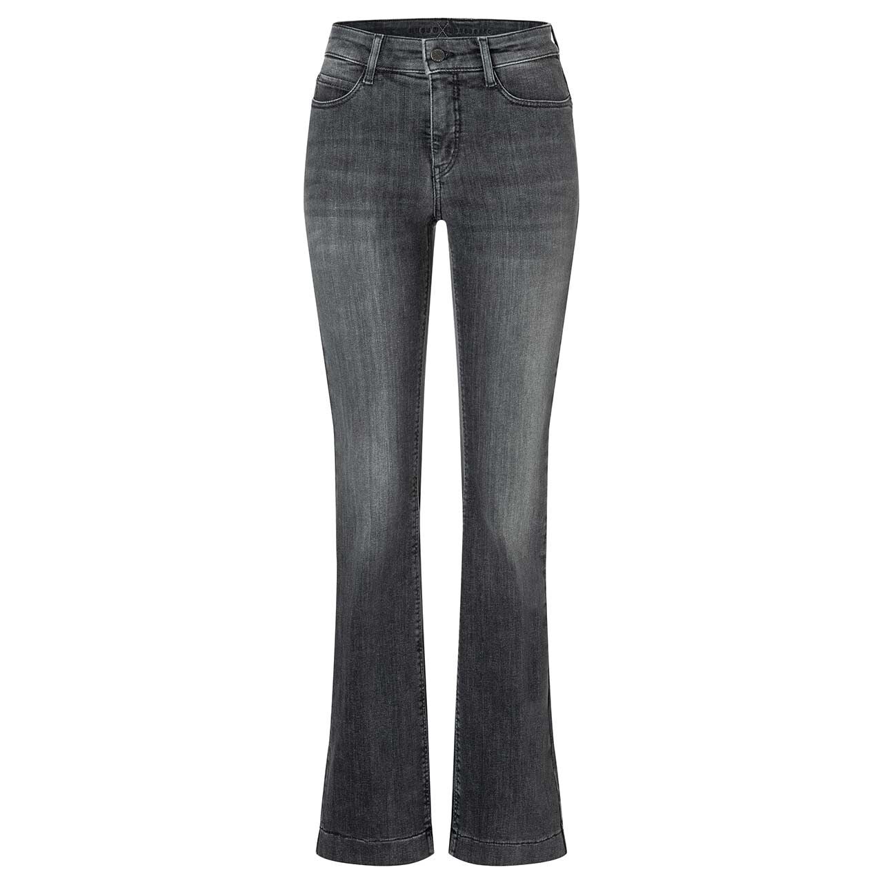 Damenjeans Dream Boot von MAC in Grau angewaschen, Vorderansicht