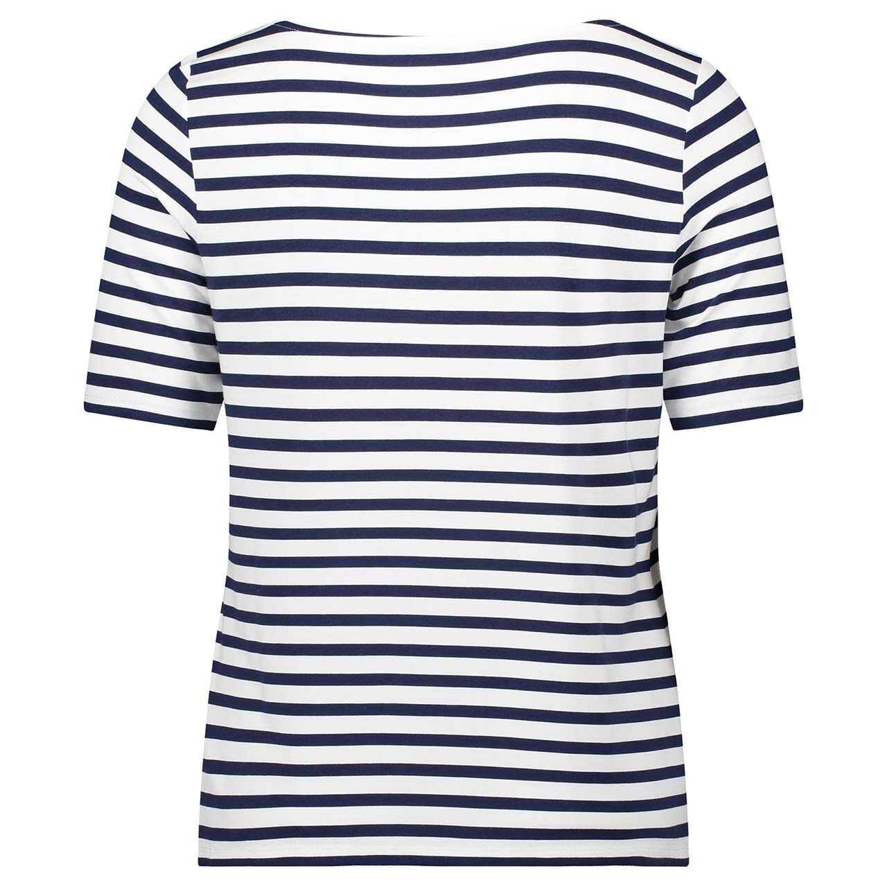Damen T-Shirt von Betty Barclay in Dunkelblau gestreift, Rückansicht