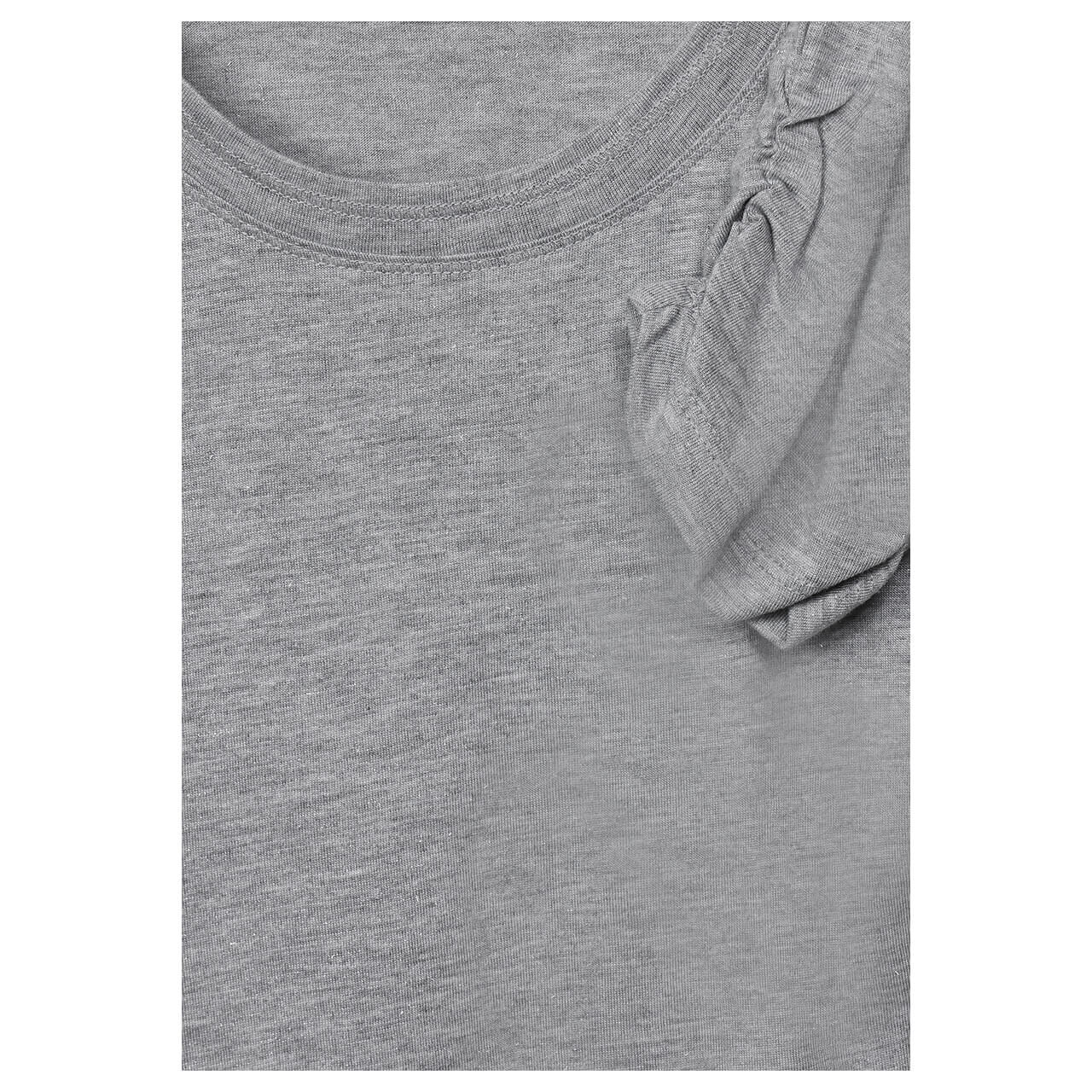 Cecil Damen 3/4 Arm Shirt Basic Glitter mineral grey melange