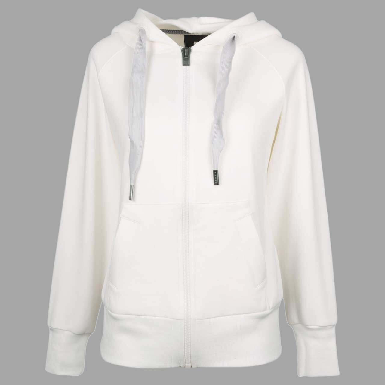 Elbsand Damen Hoodie Sweatjacke Kelda cloud white