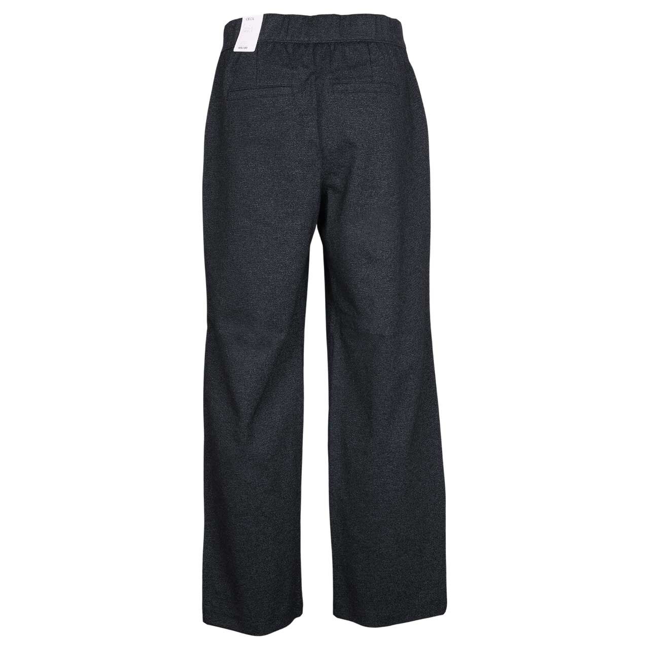 Damen Hose Neele Straight von Cecil in Schwarz mit Print, Rückansicht