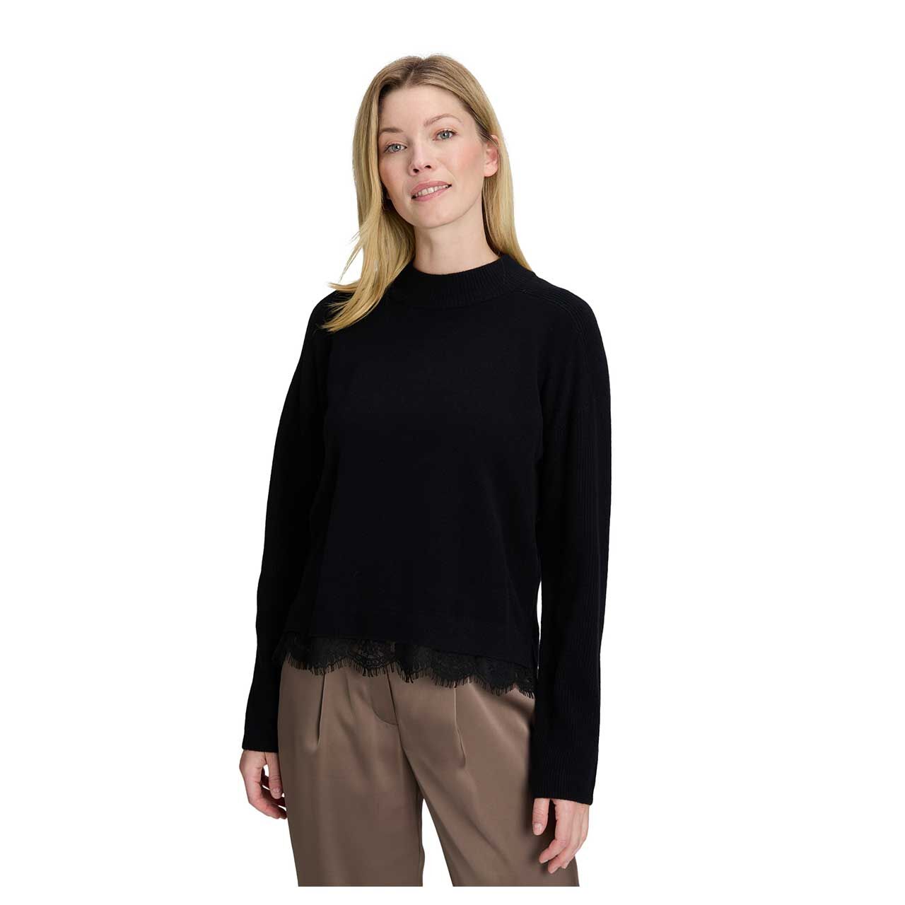 Damenpullover von Betty Barclay in Gelb, Vorderansicht am Model