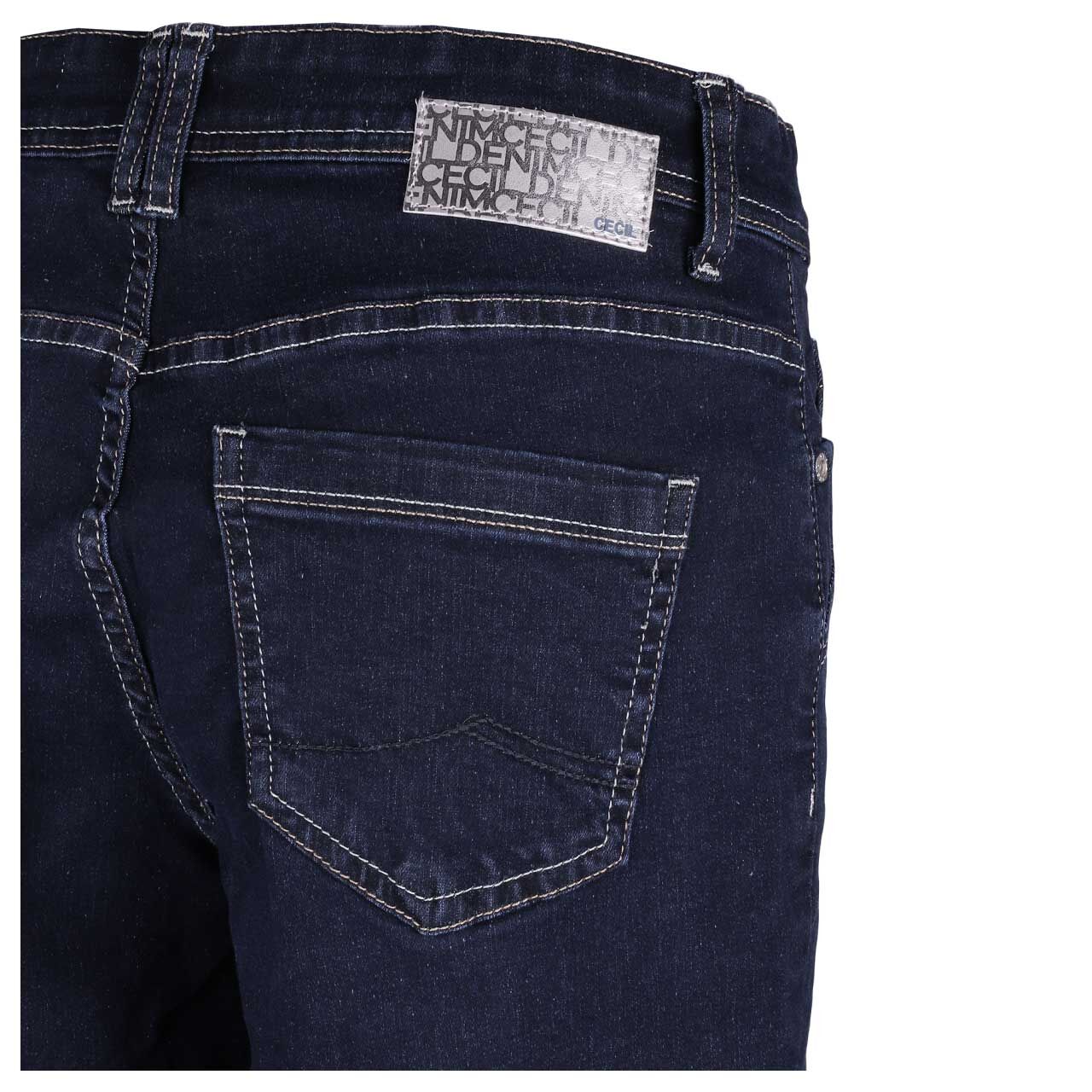 Damenjeans Neele von Cecil in Dunkelblau, Detailansicht