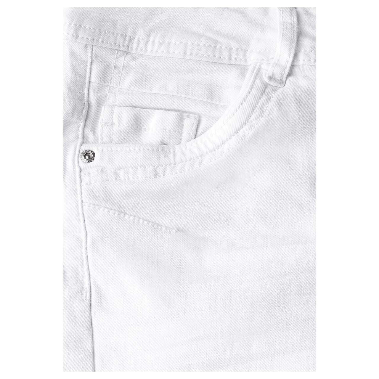 Cecil Scarlett Jeans Shorts clean white