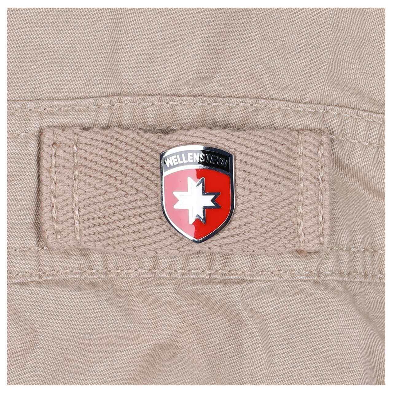 Herren Jacke Colonel von Wellensteyn in Beige, Detailansicht Logo