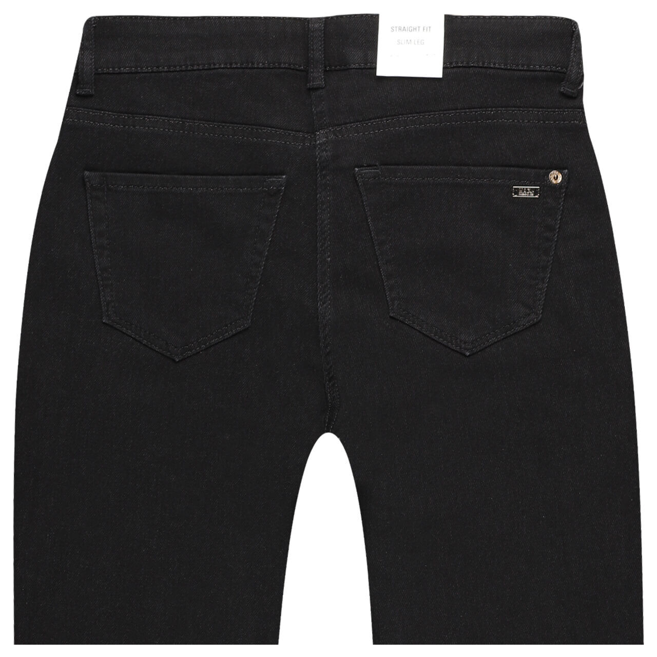 MAC Slim Jeans discreet black thermo denim