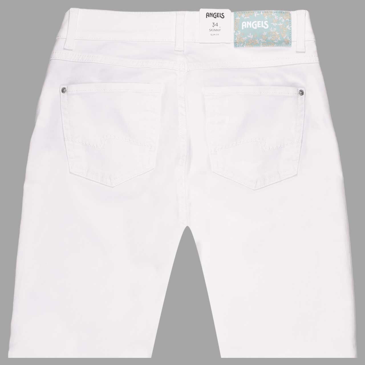 Damenjeans Skinny von Angels in Weiß, detaillierte Rückansicht