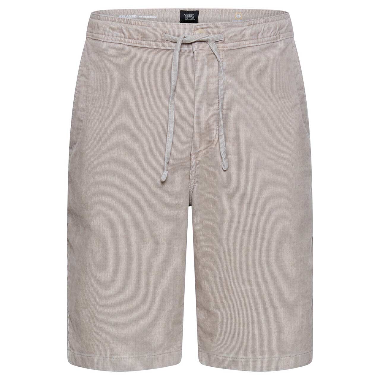 Stretch Herren Cord Bermuda Woodstock von Camel active in Beige, weitere Rückansicht