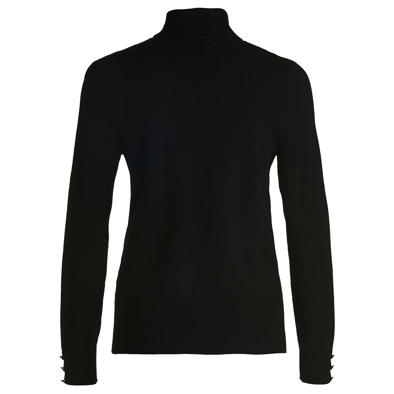 Damen Rollkragen Pullover von Betty Barclay in Schwarz, Rückansicht