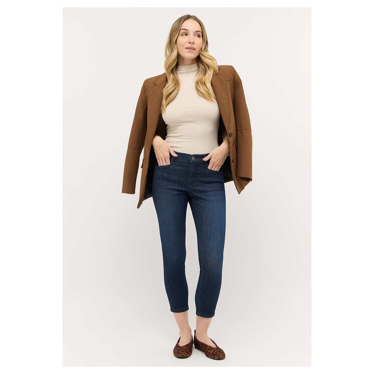 Angels Ornella Sporty 7/8 Jeans stone used buffi