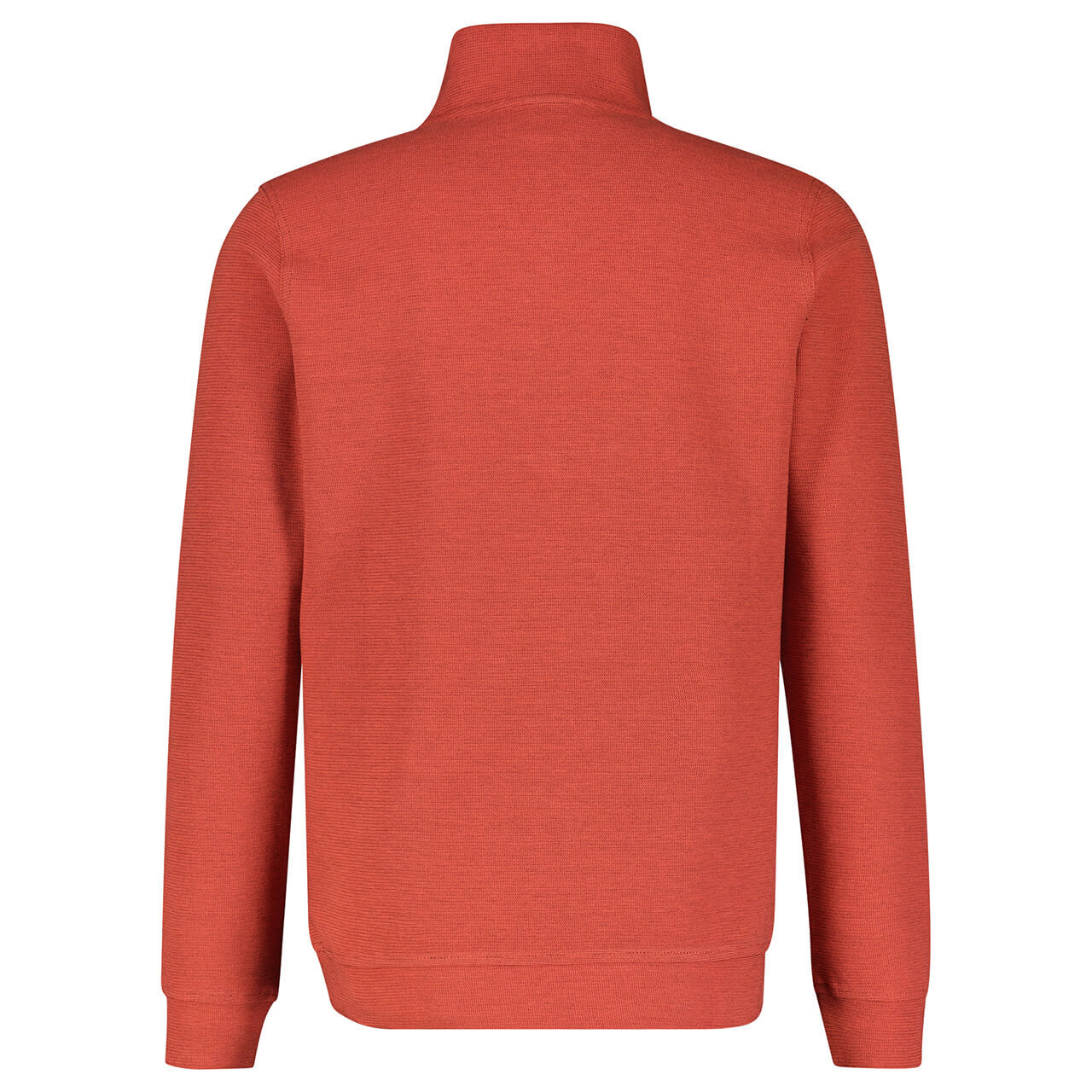 Lerros Herren Sweatshirt Troyer deep coral red