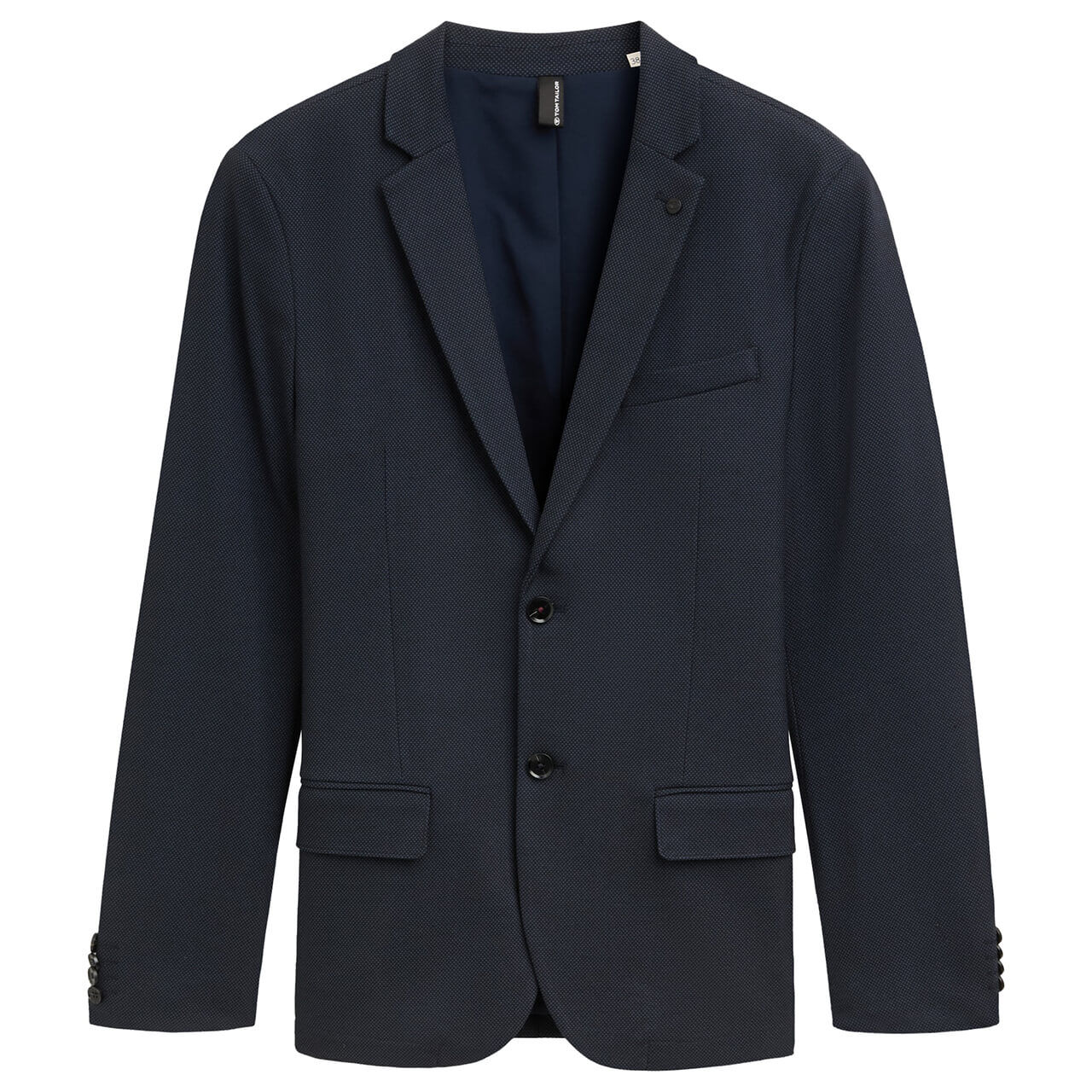 Tom Tailor Herren Sakko Structure Blazer navy blue 