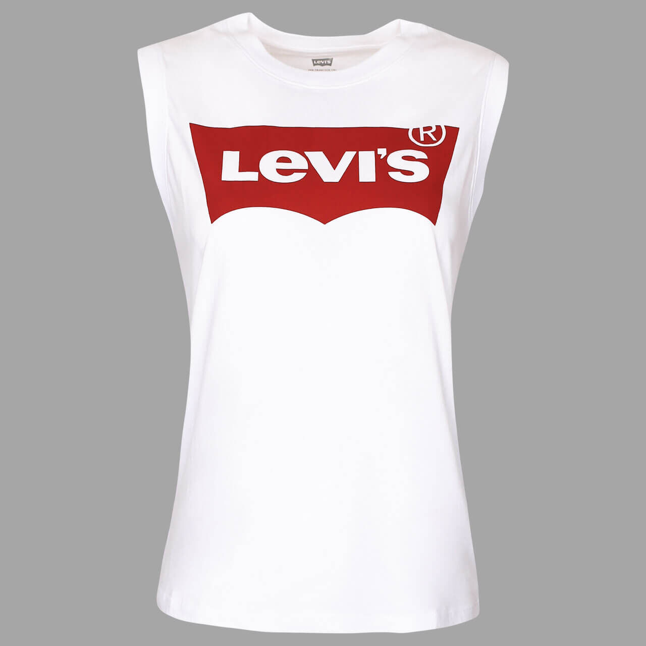 Levis Logo Top für Damen in Weiß mit Print, FarbNr.: 0022