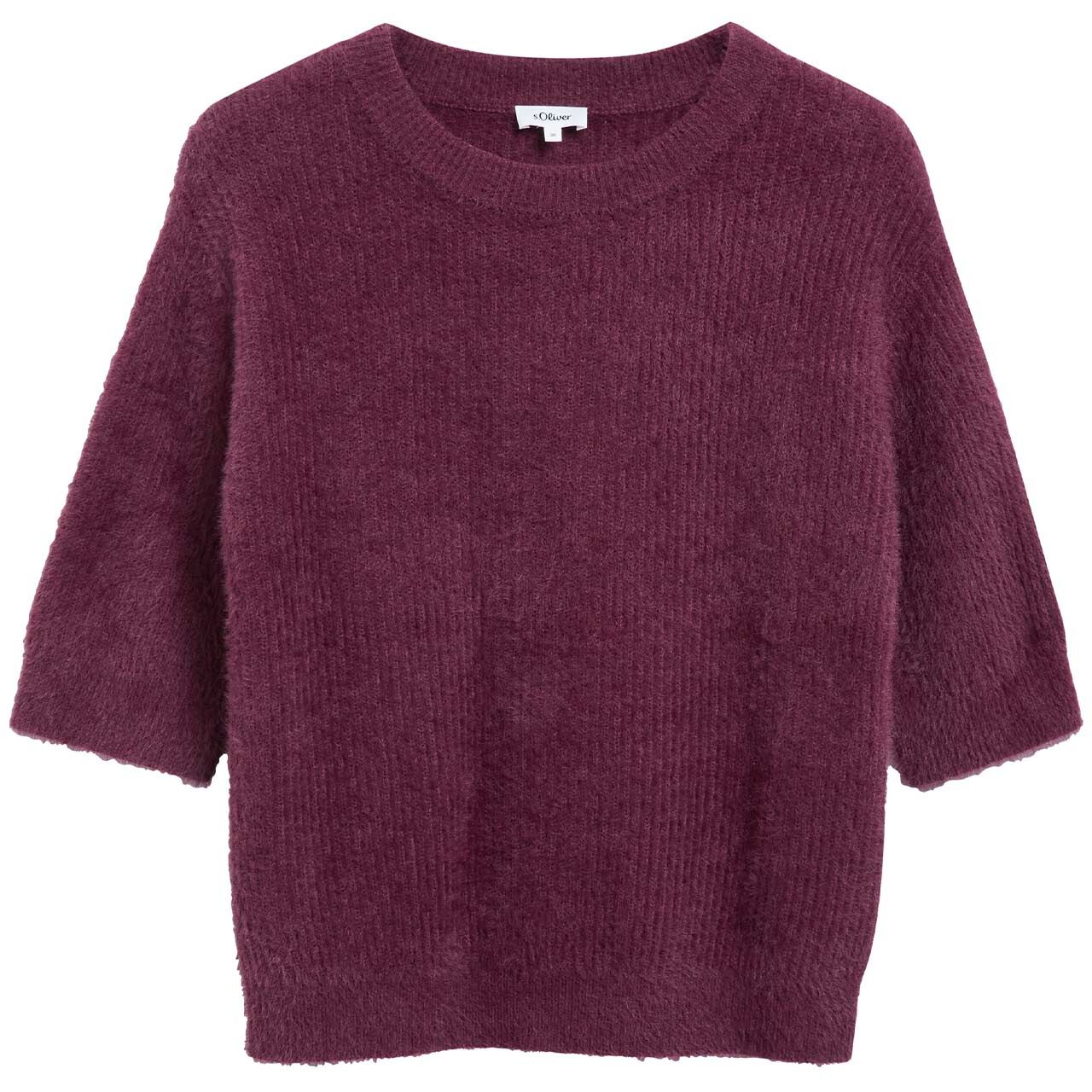 s.Oliver Damen Kurzarm Pullover lilac