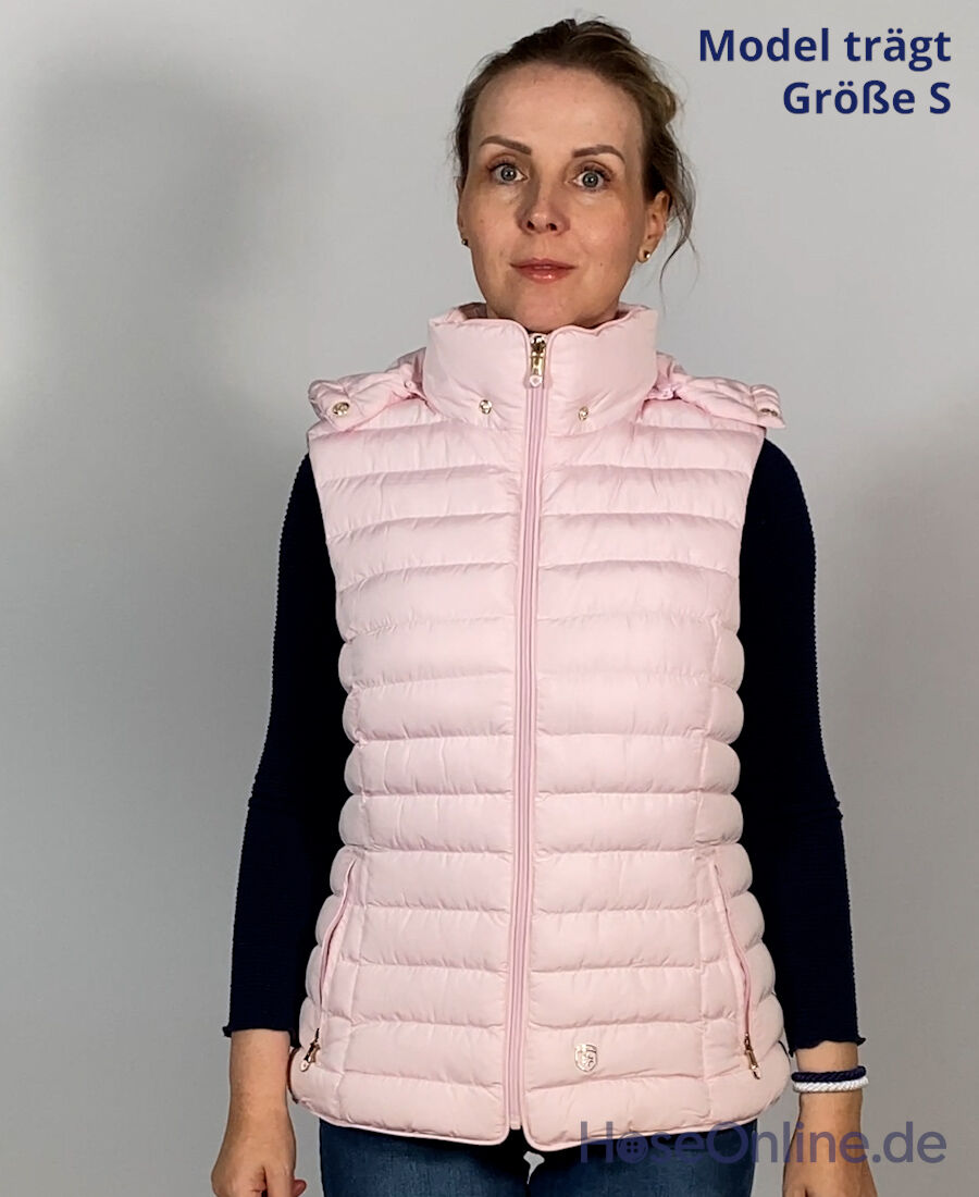 Wellensteyn Italy Vest Hood Damen Weste rose
