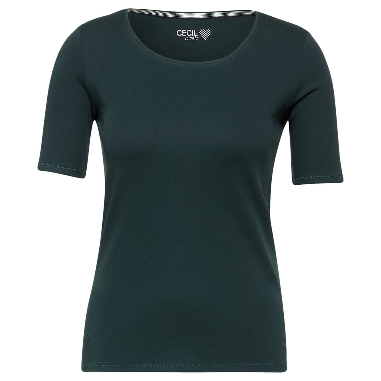 Cecil Damen T-Shirt Lena fir green