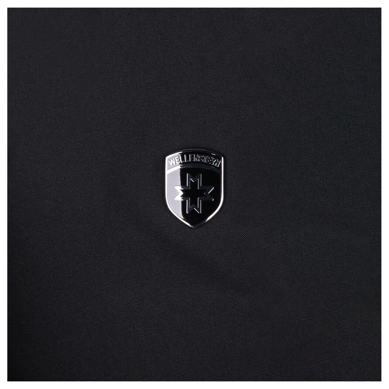 Herren Jacke Beaufield von Wellensteyn in Schwarz, Detailansicht Markenlogo